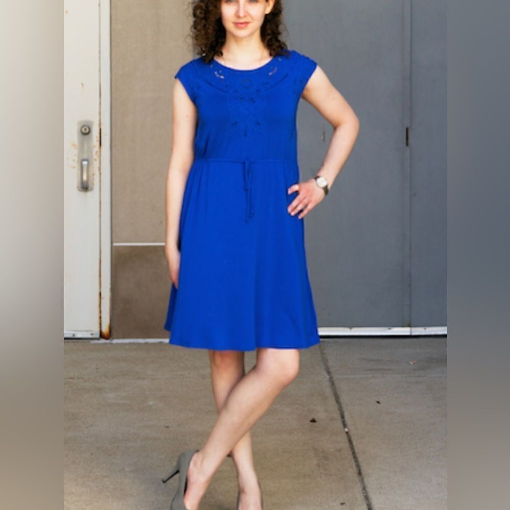 Spence Bloom Sleeveless Dress Medium